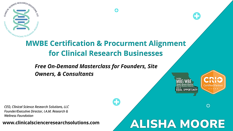 WMBE Certification & Procurement Alignment for Clinical Research Businesses
