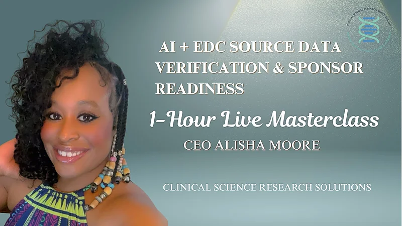 AI + EDC Source Data Verification & Sponsor Readiness